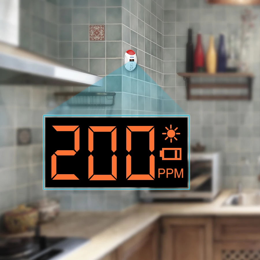 KERUI CO газовый УГЛЕРОДНЫЙ ДАТЧИК домашней безопасности детекторы угарного газа