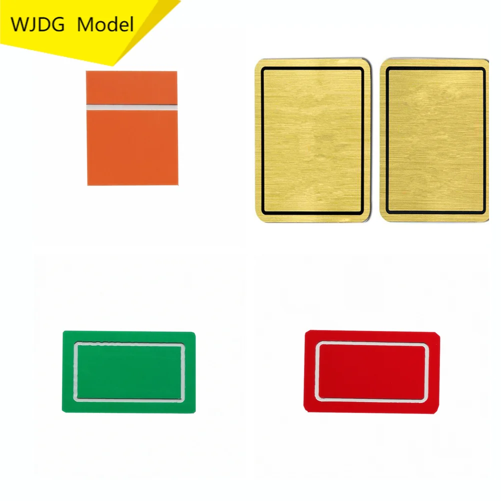 2 pezzi spessore 1,3mm ABS ad alta densità bordo bicolore vari colori utilizzati per cartelloni pubblicitari e piastre porta dimensioni personalizzate