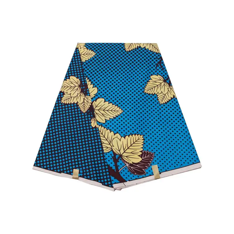 

Sewing Fabric For Women Daily Dress African Wax Fabric Veritable Polyester Real Wax High Quality Ankara Fabrics