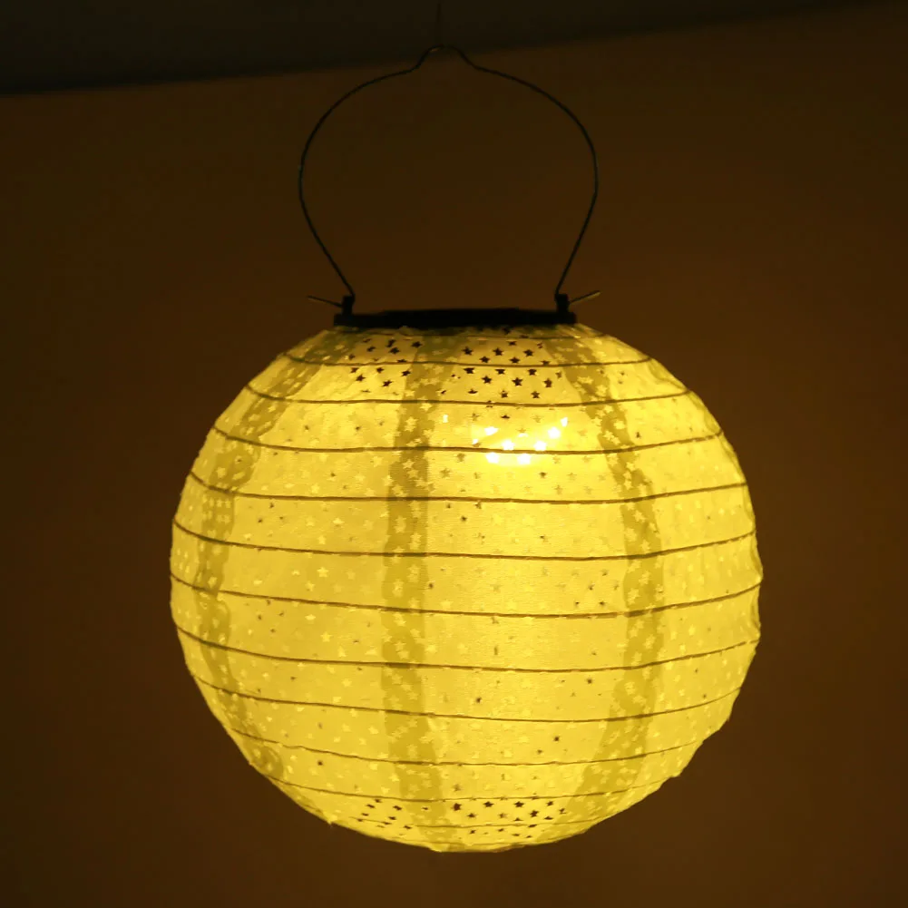 8 дюймов Водонепроницаемый Солнечный светодиодный китайский светильник фонарь