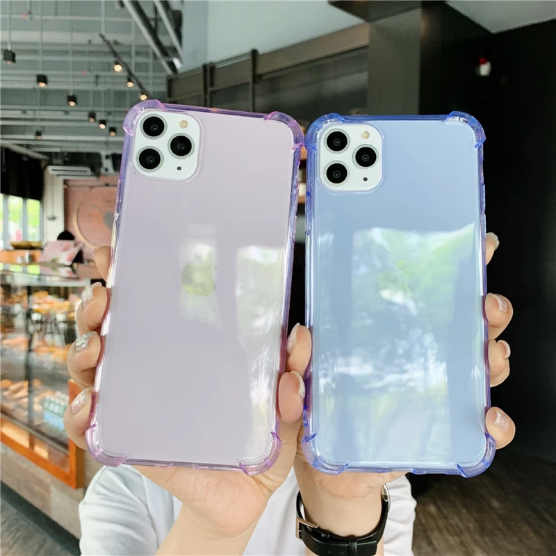 

LS New Clear Transparent Cover for iphone 78 Case for iphone 6 6s plus 7 8plus XS Max XR 11promax Shockproof Waterproof Shell