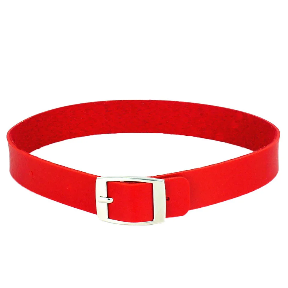 Ожерелье-чокер унисекс с кожаным ремнем в готическом стиле | Украшения и