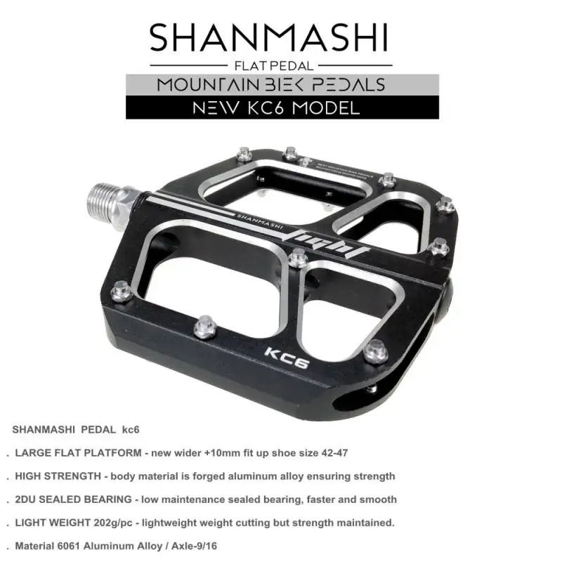 

New Fashion Universal Sealed Bearing Bicycle Flat Pedals Ultralight Aluminum Pedals For MTB Road Cycling Pedal Outdoor Sports