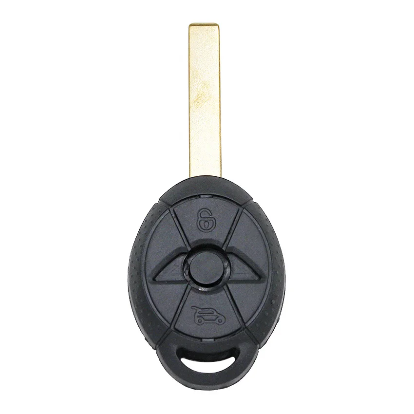 3 кнопки Замена оболочки дистанционного ключа чехол Fob для BMW Mini Cooper Uncut Blade|Ключ от