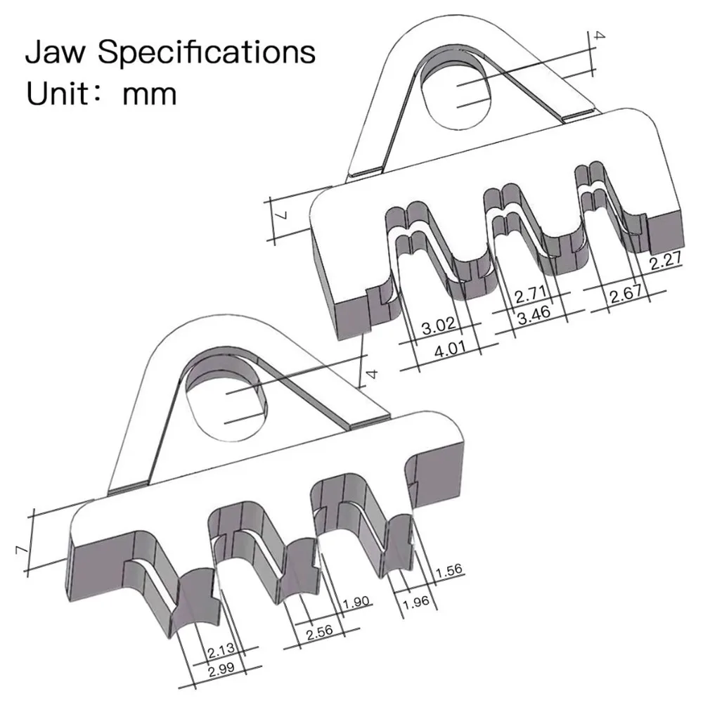 

WOZOBUY Crimping Pliers SN-48BS 9 Die Sets Quick Interchangeable Ratchet Crimp Tool Kit for Insulated & Non-Insulated Terminals