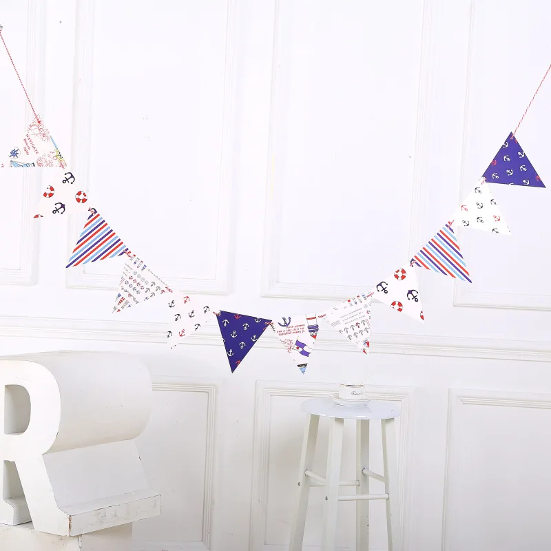 Детская палатка с прорезывателем аксессуары маленький цветной флаг реквизит для