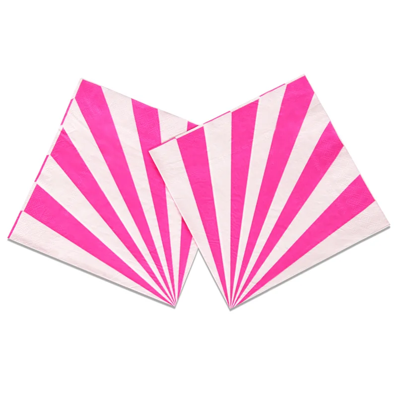 L napkin 20pcs 20 шт цветы розы бумажные салфетки кафе и вечерние салфетки украшение в технике декупажа бумажные Мути-Стили единорог животные - Цвет: L napkin 20pcs