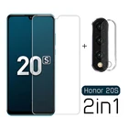 Закаленное стекло 2 в 1 для Huawei Honor 20S 20 Lite S 20i 20Pro, Защитная пленка для экрана Honor 20 Lite, Защитное стекло для Honor20S, Honor20