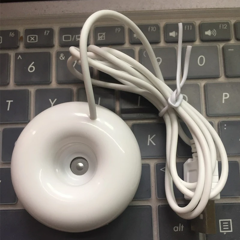 Мини Портативный пончики USB воздухоувлажнитель очиститель Арома диффузор пара