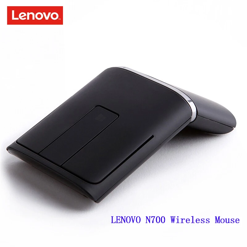 

Беспроводная мышь LENOVO N700 2,4 ГГц с лазерной ручкой, 1200 точек/дюйм, USB, Двойное Подключение, мышь PPT 3D Touch для офиса и дома для ПК