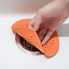 Креативная круглая присоска силиконовая заглушка для фильтра Сливная крышка для пола в ванной комнате Универсальный фильтр против засорения раковины