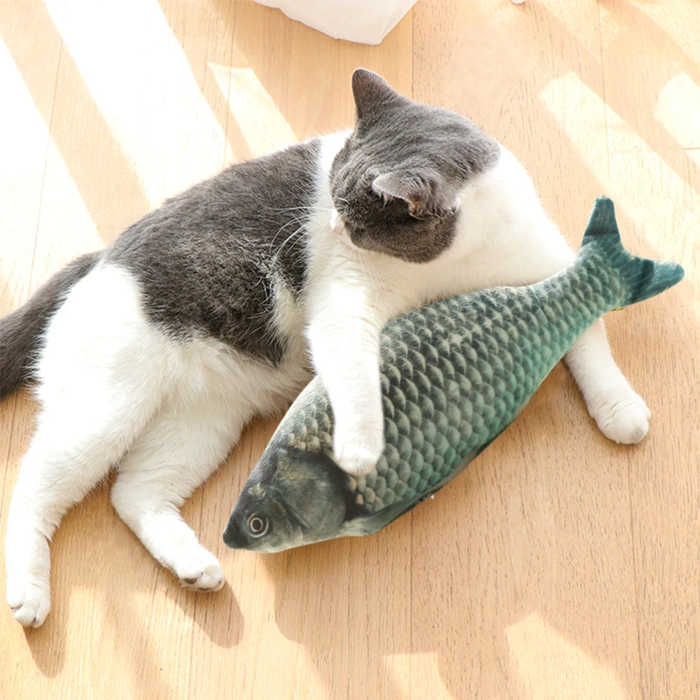 

3D Fish Electronic Cat Toy Electric USB Charging Simulation Fish Toys for Cats Pet Playing Toy cat supplies juguetes para gatos