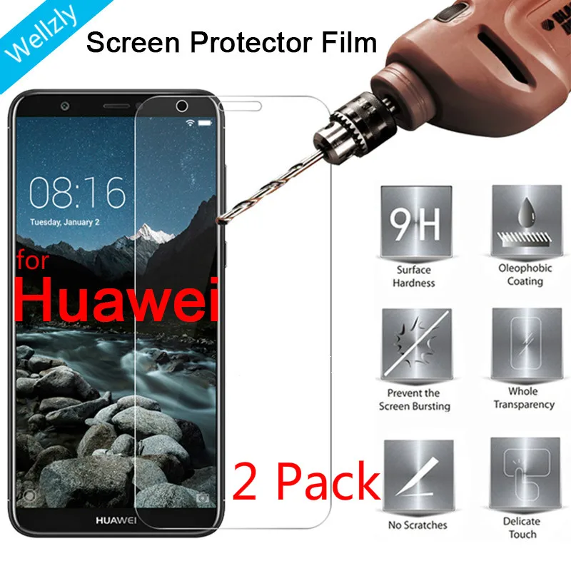 Защитное стекло Perciron 9H для Huawei Y9 Prime 2019 Y5 Pro Y7 Y6 2018|Защитные стёкла и плёнки