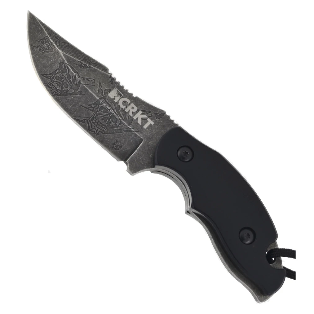 Нож для кемпинга Crkt 2805BK цивета с черепом черный 8 дюймов компактный нож из