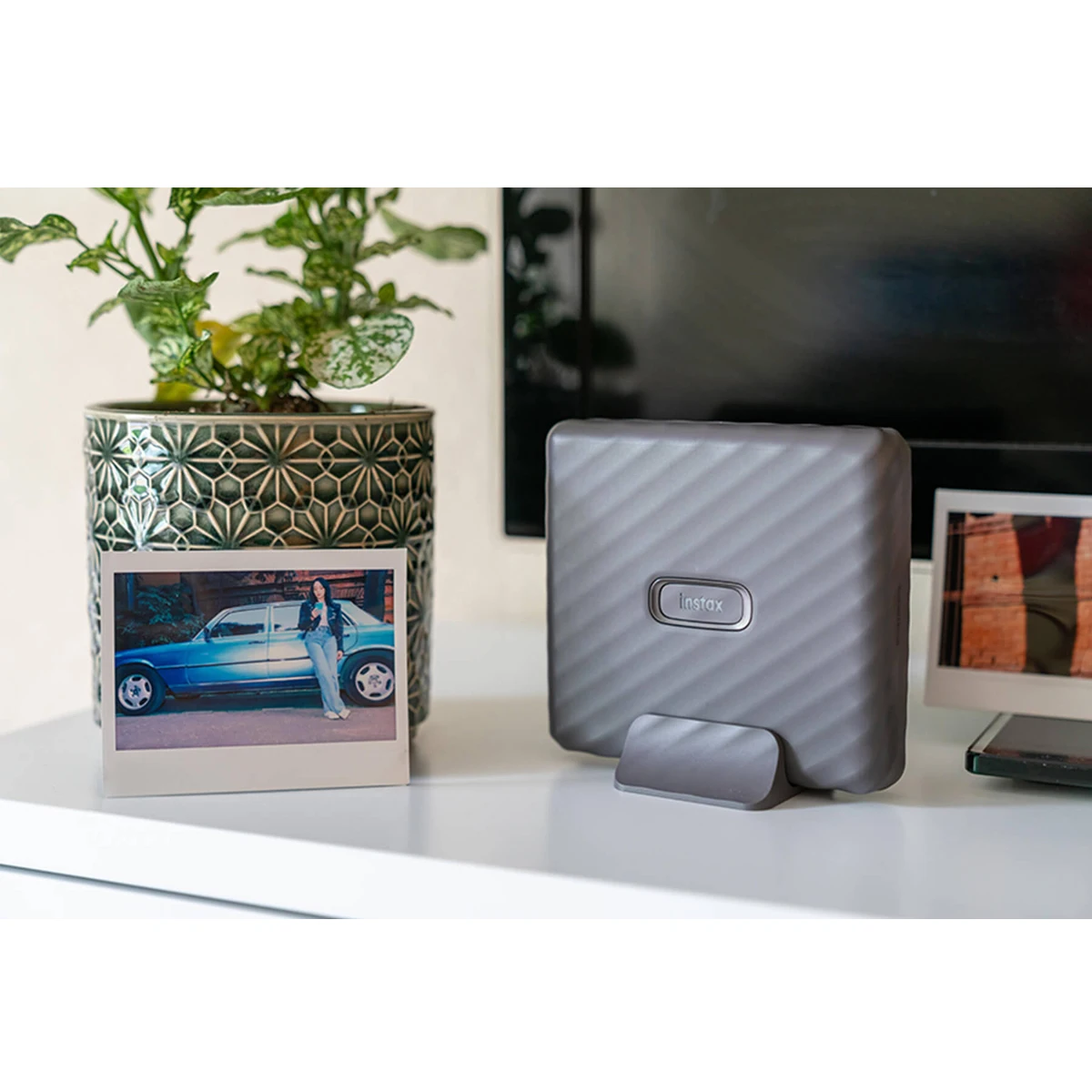 Fujifilm Instax Link широкоформатный принтер для смартфонов Mocha серый/пепельно-белый
