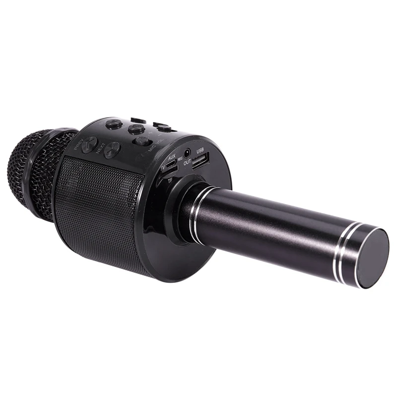 Портативный беспроводной микрофон Bluetooth караоке домашний Микрофон Стерео