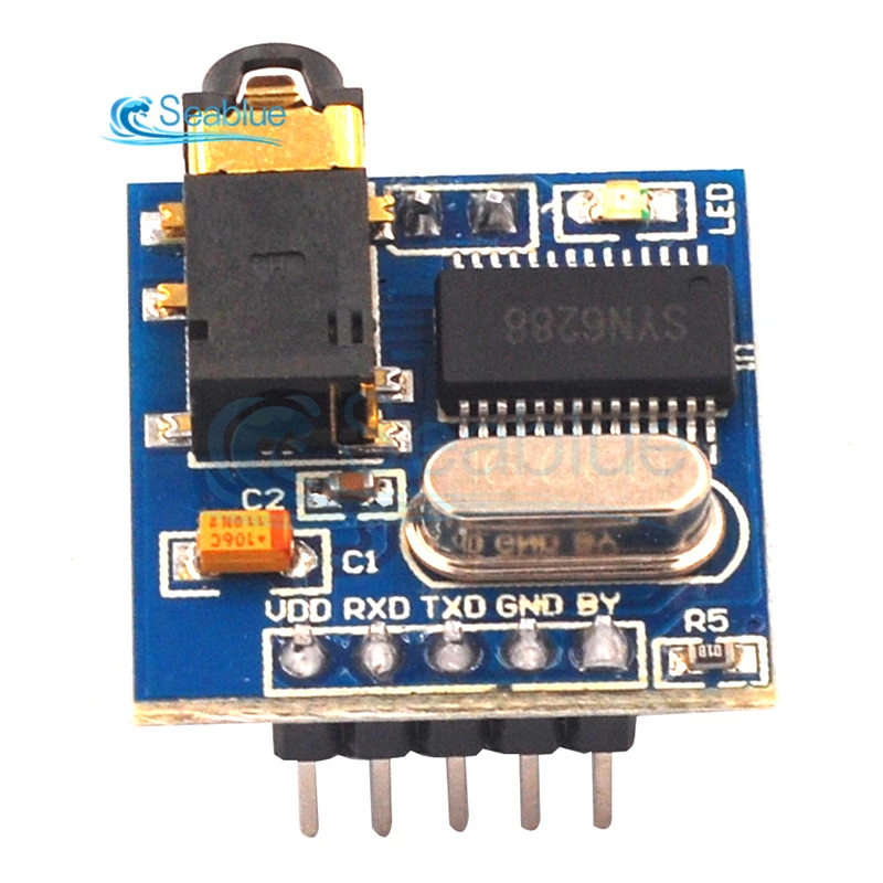 Модуль синтеза речи SYN6288 TTS с текстом в речь реальный голос имеет стандартный 3 5 мм