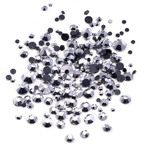 Mine Silver 1000 шт Разноцветные стразы DMC горячей фиксации с плоским основанием DMC горячей фиксации стразы DMC украшения для одежды E7082 - Цвет: Mine Silver