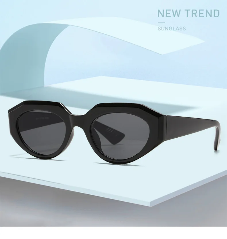 VWKTUUN Винтажные Солнцезащитные очки женские кошачий глаз маленькие