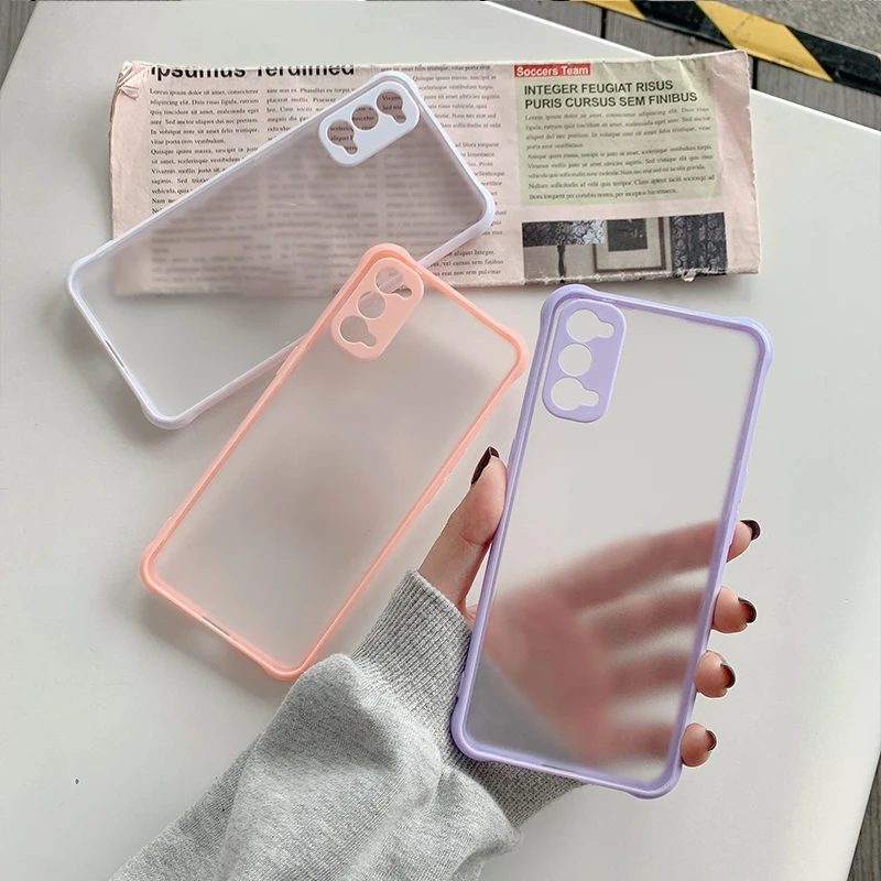 

Translucent Matte Shockproof Phone Case For VIVO X60 X50 X30 V20 Pro Y20 Y20i Y20S Y12S Y31 Y73S Y30 Y30i S9 SE S7 Simple Cover