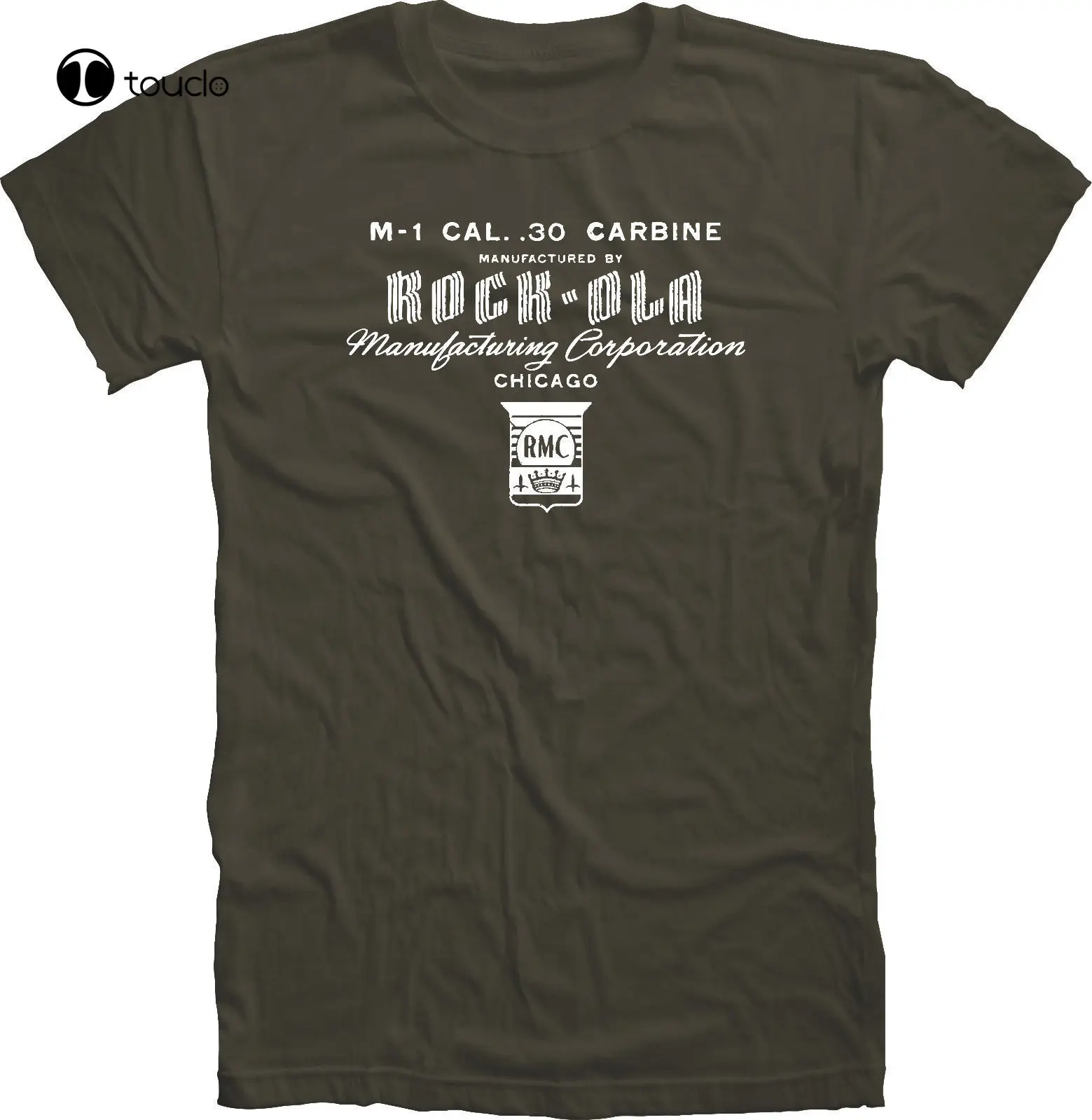 

Wwii M1 Carbine Rock-Ola T Receiver Shirt Handmade Cotton Sling Magazine Sight Custom aldult Teen unisex fashion funny new
