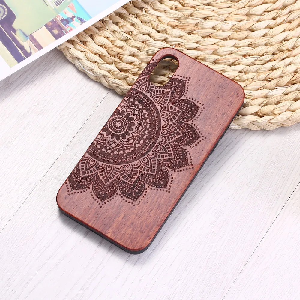 Фото Tribal Indian Mandala Flower Engraved Wood Phone Case Coque Funda For iPhone 12 6S 6Plus 7 7Plus 8 8Plus XR X XS Max 11 Pro Мобильные Tribal Indian Mandala Flower Engraved Wood Phone Case Coque Funda For iPhone 12 6S 6Plus 7 7Plus 8 8Plus XR X XS Max 11 Pro Мобильные