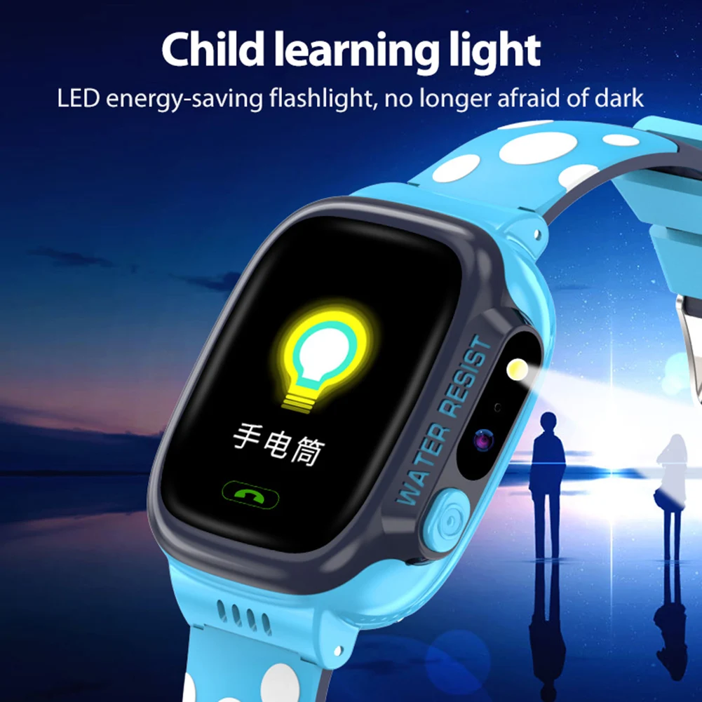 Erilles Children Smart Watch Touch Screen Multifunction Positioning Phone Alarm reminder Waterproof Photo Children's Wrist |