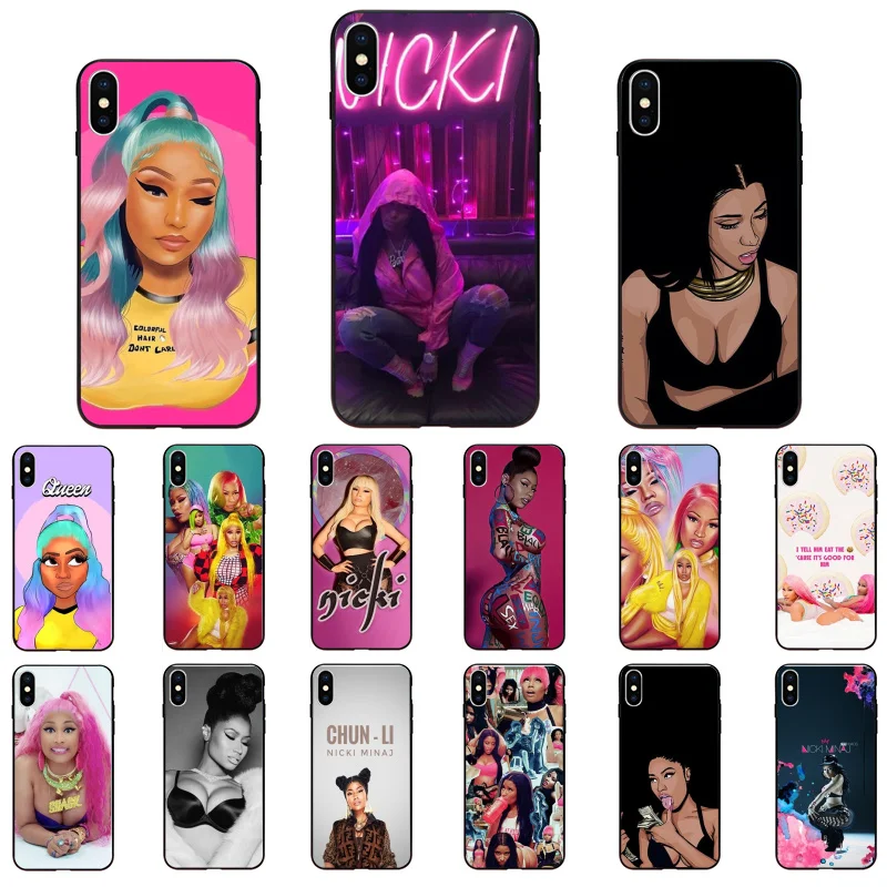 

Nicki Minaj Phone Case for iphone 13 12 11 Pro Max Case For iPhone XS MAX X XR SE2 8 7 Plus
