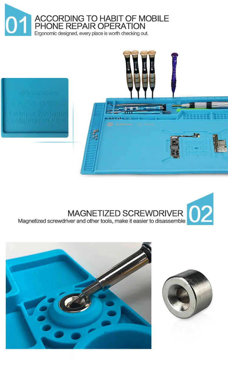 Солнечный свет термостойкая Рабочая панель BGA искусственная мощность ремонт