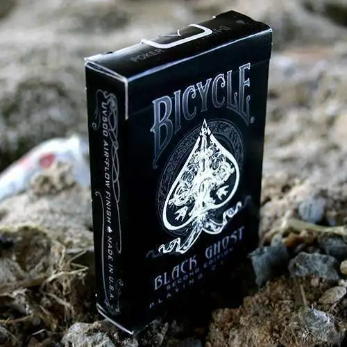 Колода карт велосипед черный призрак 2 е издание от Ellusionist|Игральные карты| |