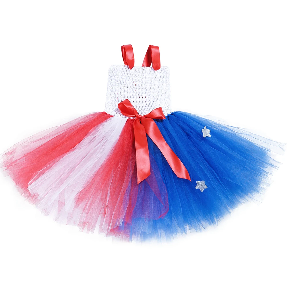 Чудо-платье-пачка для девочек костюм супергероя Хэллоуина вечеринки Дня