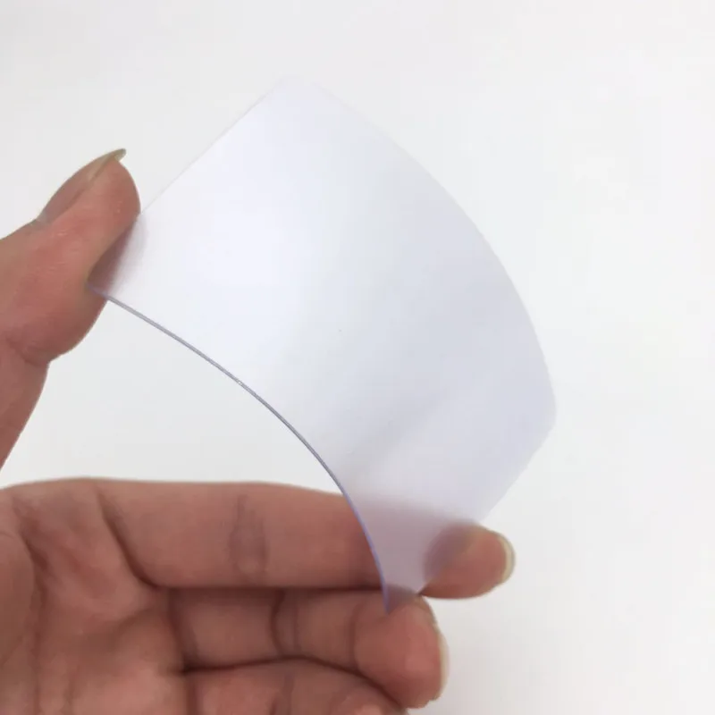 

Business Card 85 x 54mm Matte Plastic Pvc Blank Transparent Card Without Printing