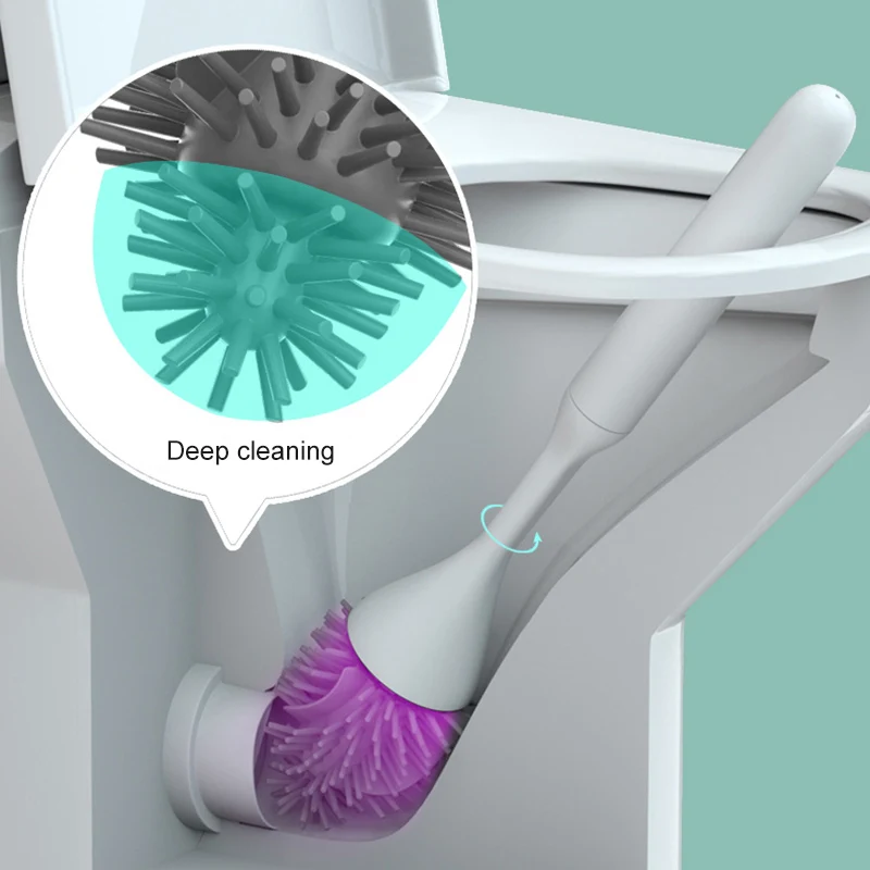 Щетка для унитаза ONEUP УФ/ТПР бытовая щетка уборки пола резиновый держатель