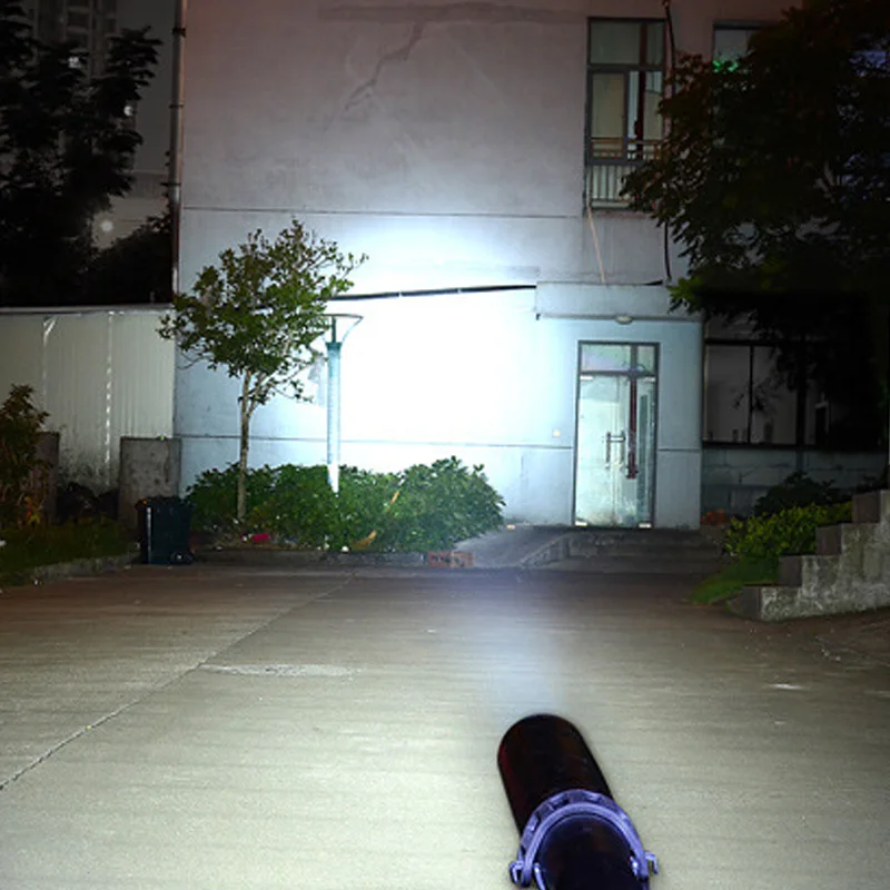 Продажа 8000LM T6 светодиодный фонарь с шипами Mace светодиодный фонарик в виде бейсбольной биты светодиодный фонарик безопасности летучая мышь Самозащ...