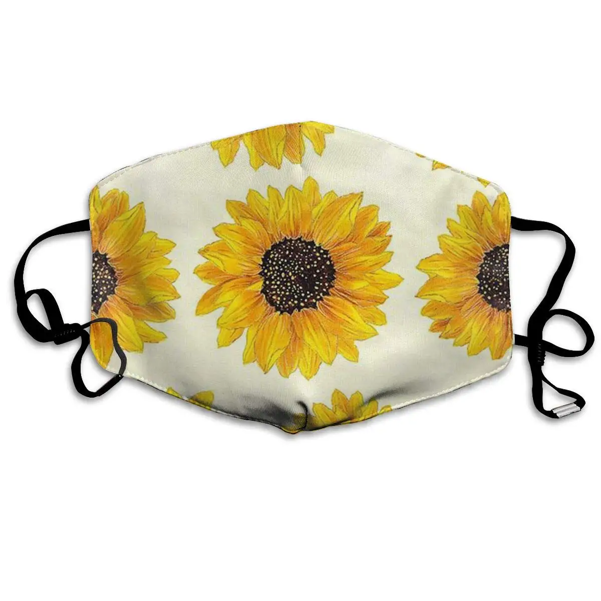 

Mouth Mask Sunflower Psd Print Masks - Breathable Adjustable Windproof Mouth-Muffle, Camping Running for Women and Men