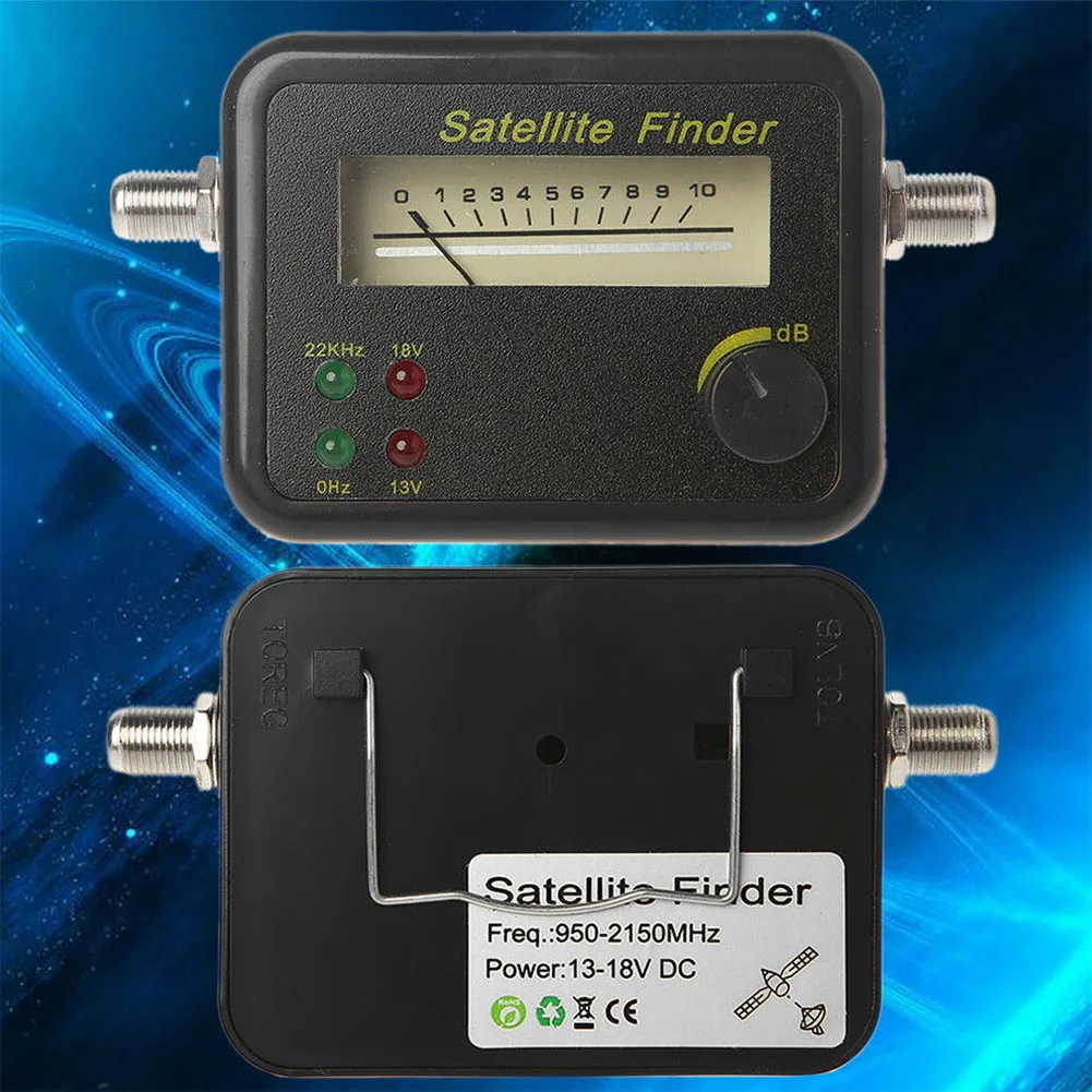 SF9504 поиск сканер спутникового сигнала тестер цифровой портативный DC 13 18 в зуммер