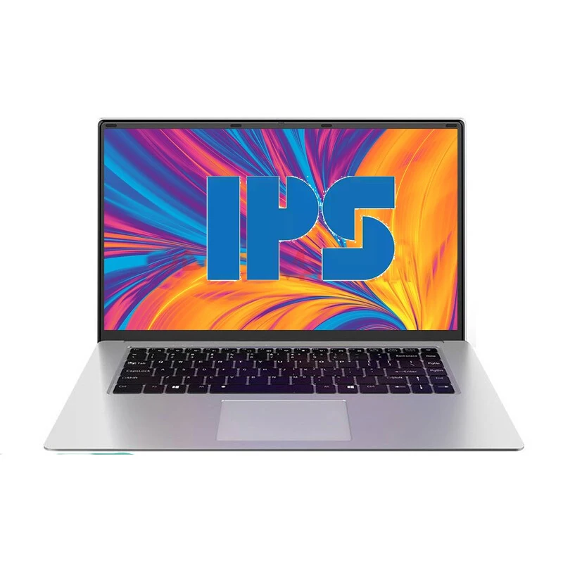 Ультрабук-ноутбук 15,6 дюймов с двухъядерным процессором Intel Celeron, 4 ГБ оперативной памяти, 64 ГБ накопителя, экраном IPS HD 1920*1080, Bluetooth, HDMI, камерой и операционной системой Windows 10.