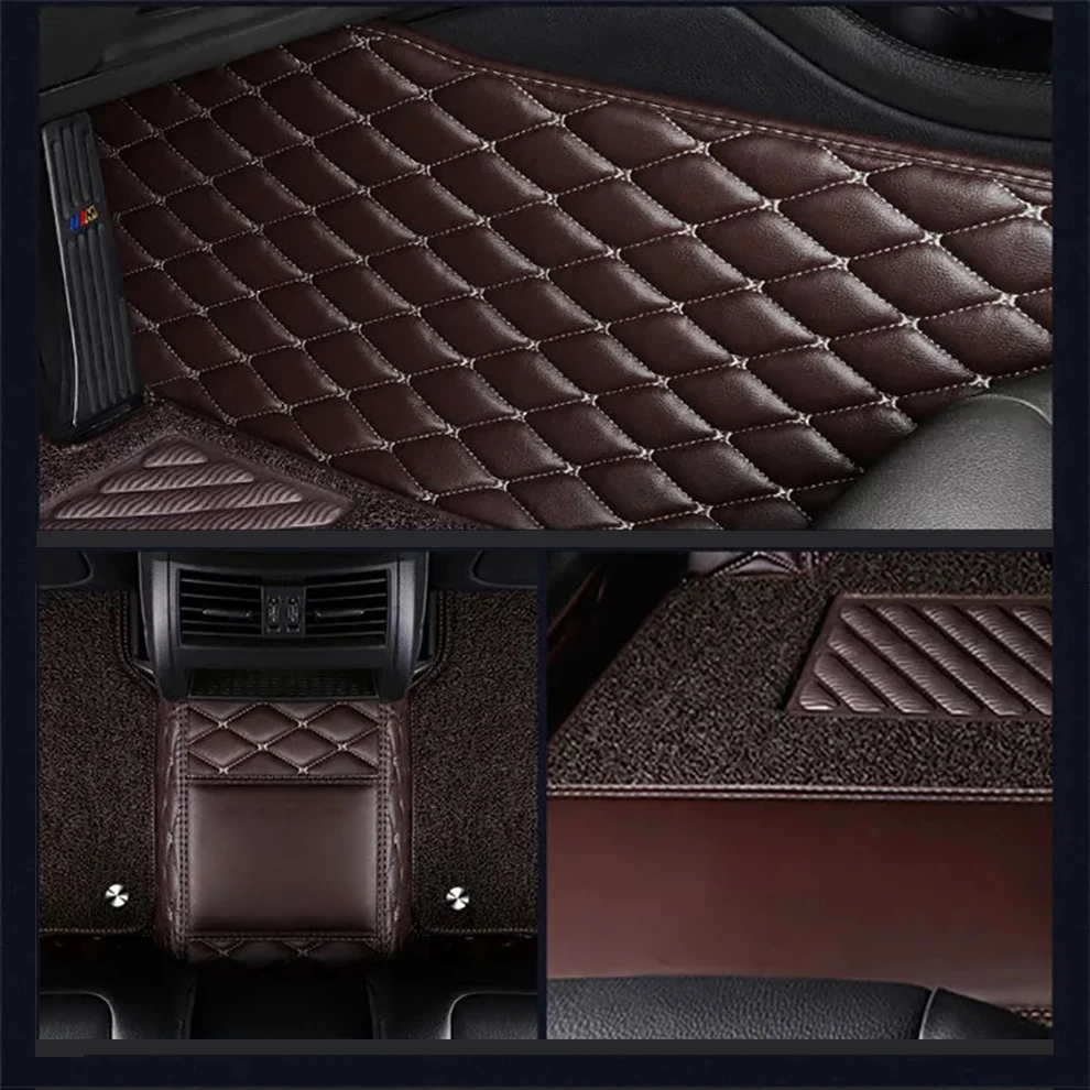 

Red Leather car floor mats For land rover Range Rover Sport defender discovery 3 4 freelander 2 evoque accessories carpets rugs