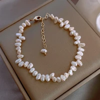 freshwater pearl bracelet baroque shaped millet grains peach blossom bracelet female fashion bracelet bracelets for women