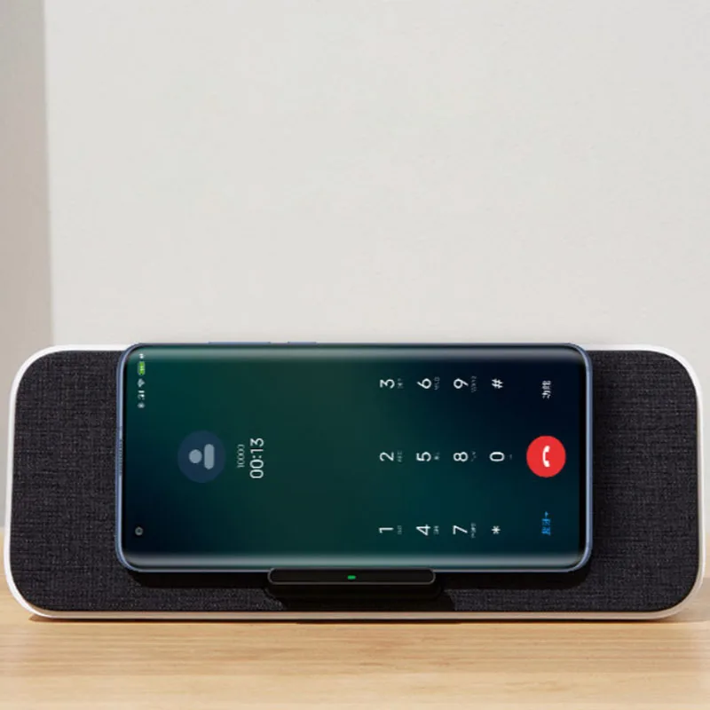 100% оригинальное Беспроводное зарядное устройство Xiaomi динамик Bluetooth 30 Вт макс Qi