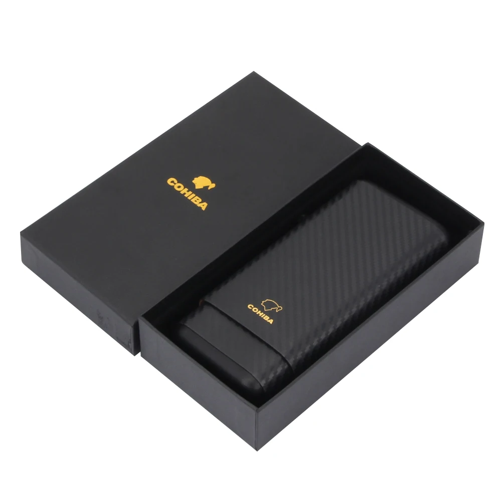 COHIBA Humidor Cigar Case 3 чехол для сигар коробка путешествий портативные аксессуары