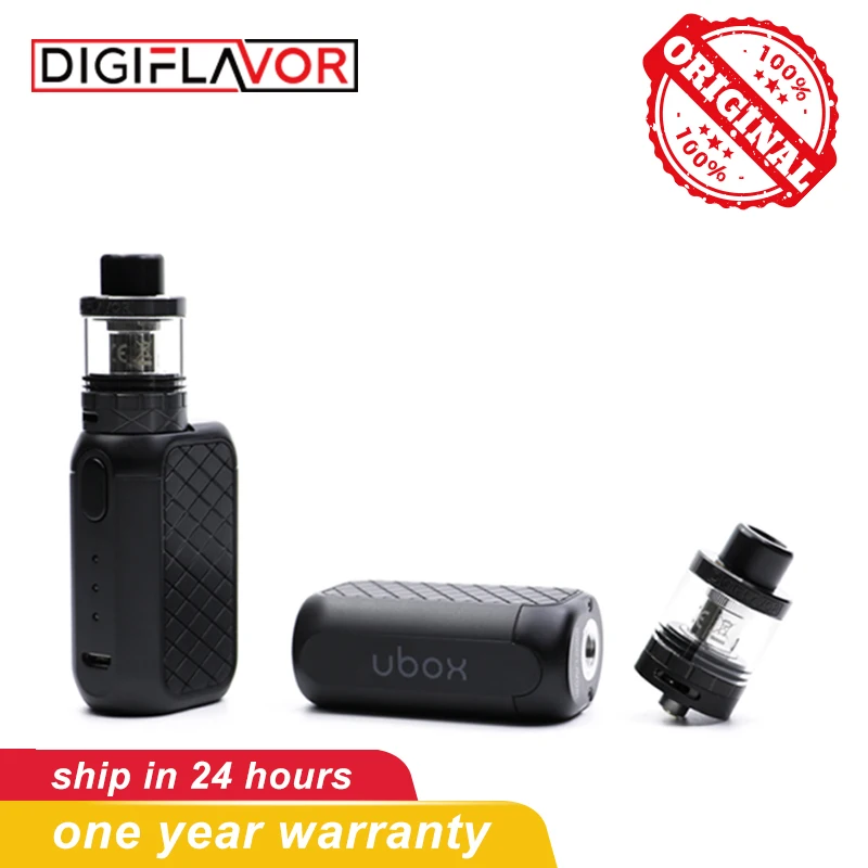 Digiflavor Ubox вейп комплект 28 Вт 1700 мАч батарейный блок мод 2 мл Utank Sub Ом танк
