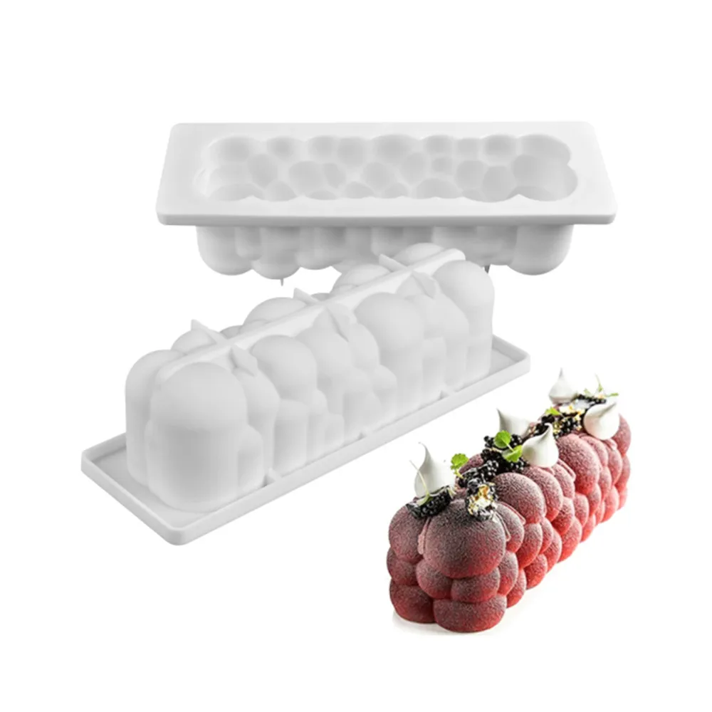 

3D Cloud Silicone Mold Cake Mould DIY Art Spiral Bubble Desserts Mousse Mold for Baking Bakeware Pastry Tools Accessories