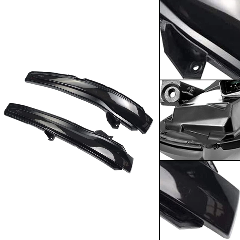 

1 пара, Автомобильные светодиодные динамические поворотники для зеркала заднего вида