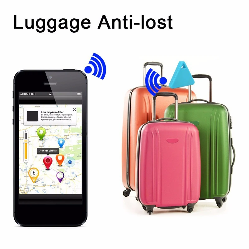 

Pet Smart GPS Tracker Mini Anti-Lost For Dogs Cats Kids Car Wallet Key Collar Accessories Waterproof Bluetooth Locator Tracer