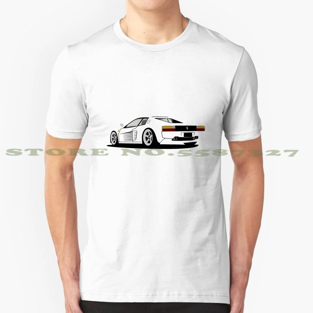 

Винтажная Футболка Ferrari 512 Tr, модные футболки 512 Tr Flat 12 4943 Cc со средней мощностью, красного, черного, темно-серого, темно-красного цвета