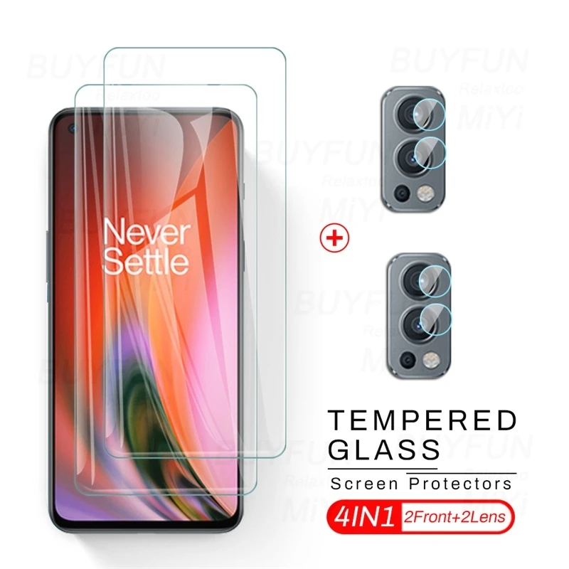 

4IN1 Camera Protective Glass For One Plus OnePlus Nord N10 N100 N200 2 CE 5G Screen Protectors Movie Film One More N 10 100 200