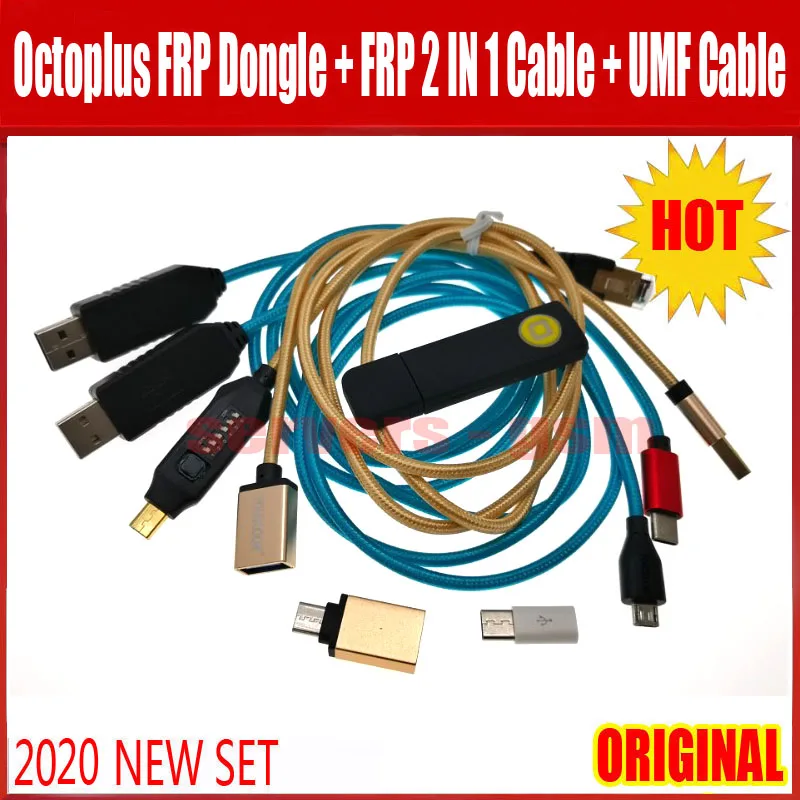 Новинка 2021 распродажа оригинальный прибор Octopus FRP ключ Octoplus + кабель USB UART 2 в 1 для