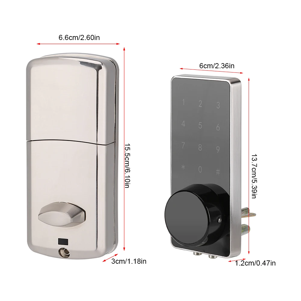 Умный электронный замок для дверей разблокировка через приложение Bluetooth