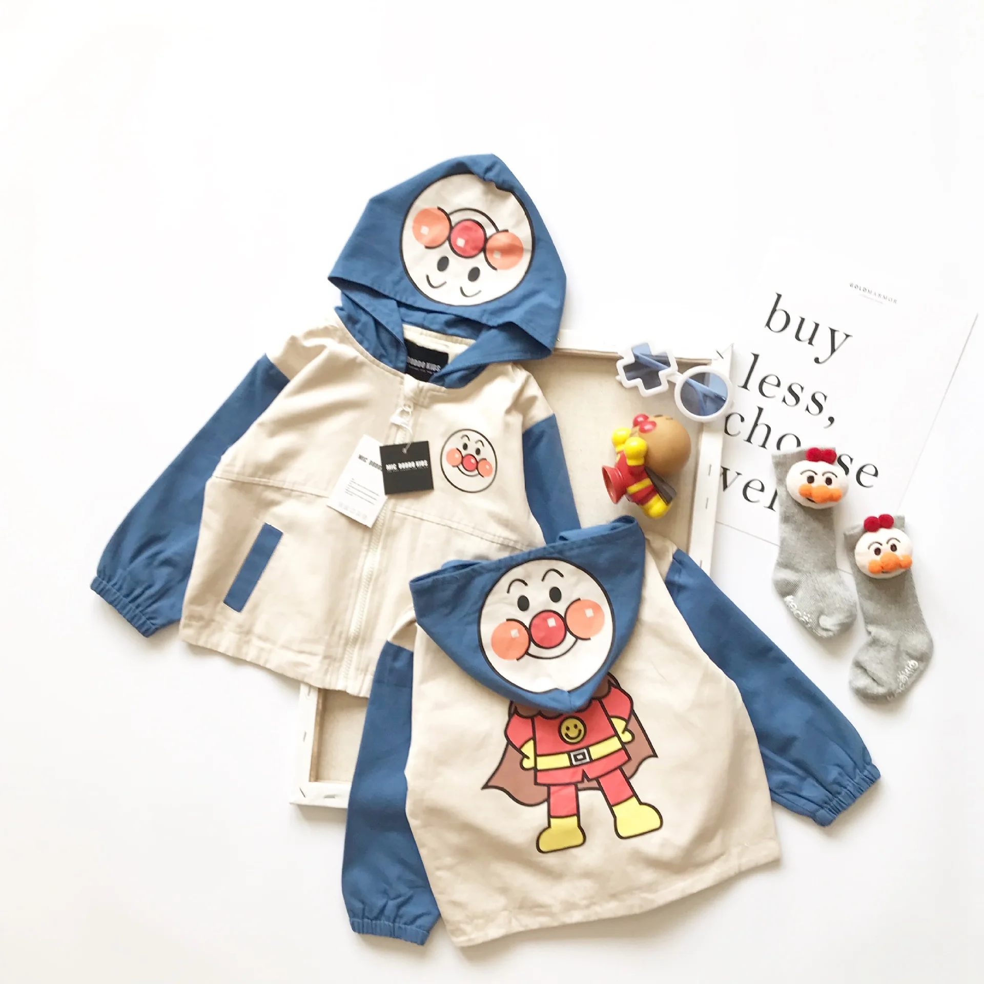 

Baby Autumn and Winter Clothes Boys and Girls Children Hooded Cotton Coat Cartoon Cute Kids Jacket Girls Jackets